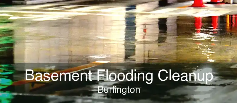 Basement Flooding Cleanup Burlington
