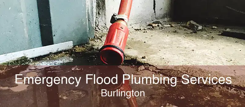 Emergency Flood Plumbing Services Burlington