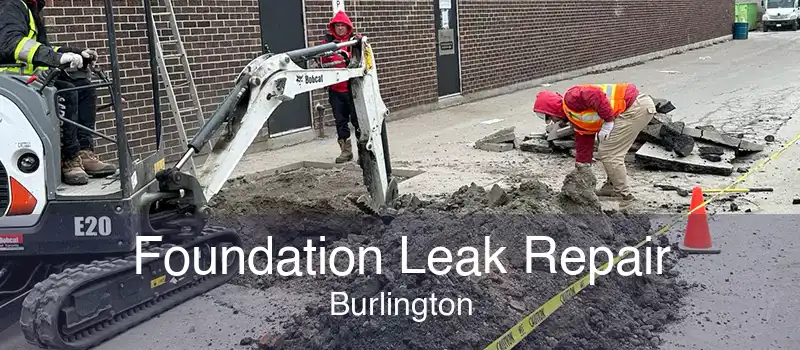 Foundation Leak Repair Burlington