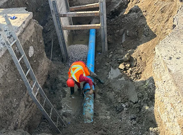 Sewer Pipe Burst Replacement in Burlington
