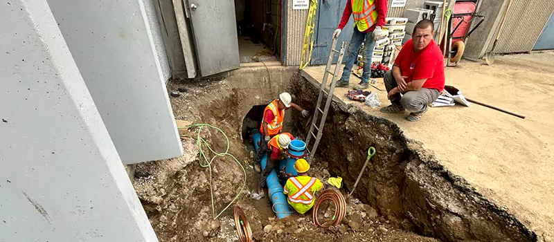 Underground Pipe Leak Repair in Burlington
