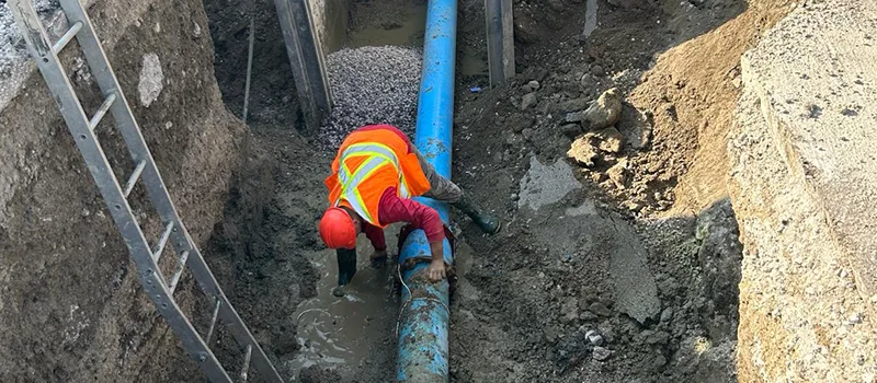 Main Water Pipe Replacement in Burlington