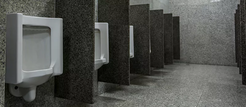 Urinal Divider Installation in Burlington