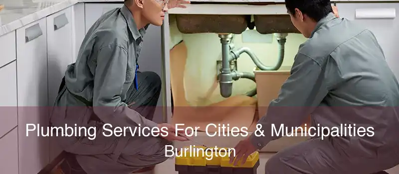 Plumbing Services For Cities & Municipalities Burlington