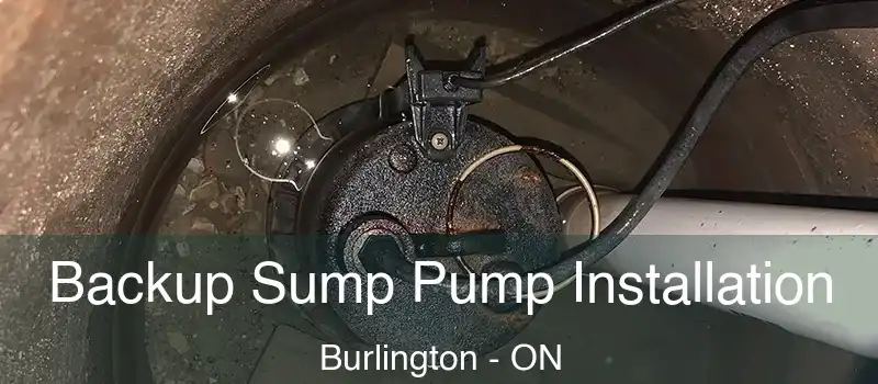  Backup Sump Pump Installation Burlington - ON