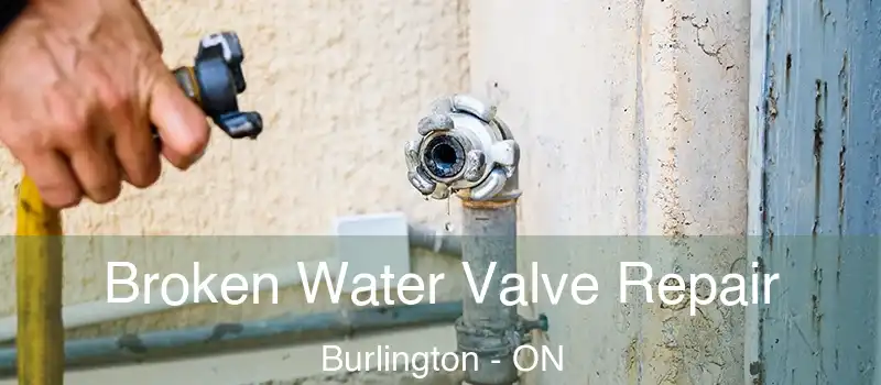 Broken Water Valve Repair Burlington - ON