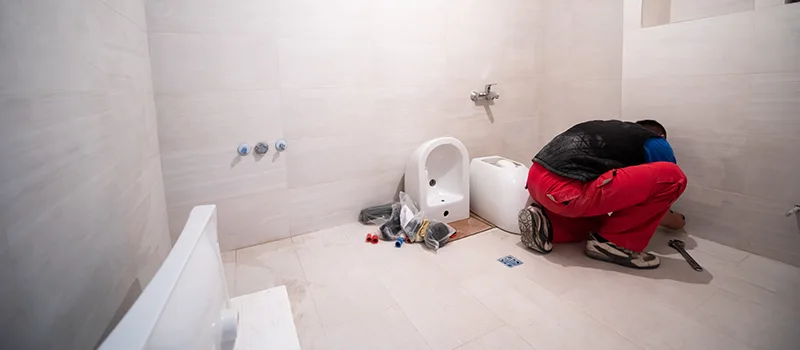 Basement Bathroom Shower Installation in Burlington, Ontario