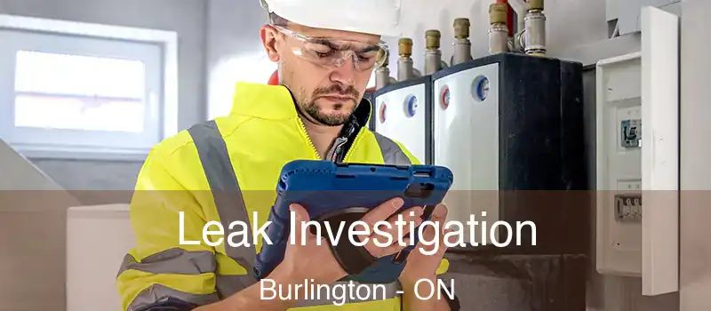 Leak Investigation Burlington - ON