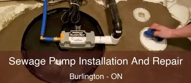  Sewage Pump Installation And Repair Burlington - ON